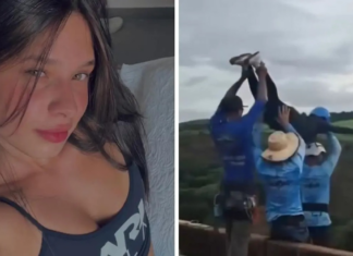 Novo vídeo mostra momento exato da queda de mulher que foi lançada sem corda em rope jump