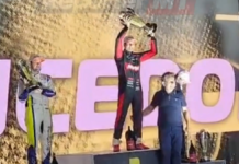 Mauro Mendes entrega troféu a Nelsinho Piquet por vitória na Stock Car em Cuiabá; vídeo