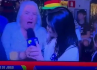 Mulher surpreende repórter e chama Lula de ladrão durante jogo da Copa; vídeo