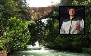 Jovem pula de cachoeira, desaparece em rio e é encontrado morto em Campo Novo do Parecis
