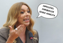 Frases da Semana: “Impossível enriquecer sendo honesta”