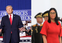 Trump e presidente interina da Venezuela se reunirão em Nova York na terça